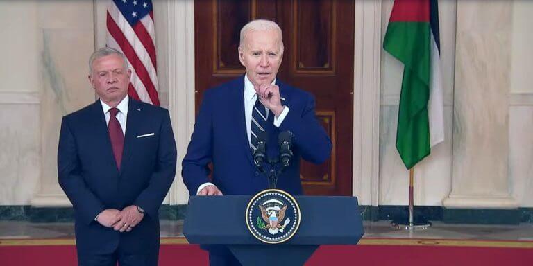 Biden Again Appears Lost During Press Conference w/King of Jordan