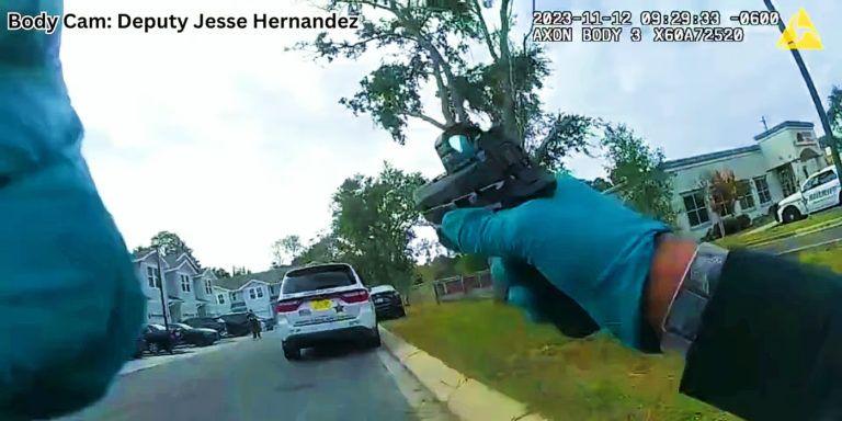Fla. Cop Resigns after Unloading Gun on Patrol Vehicle Due to Falling Acorn