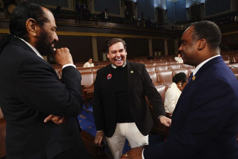 Santos Crashes State of the Union, Announces New House Run