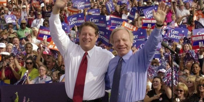 Al Gore and Joe Lieberman
