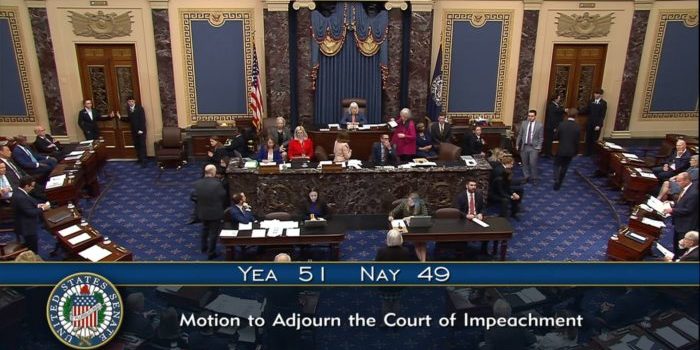Motion to adjourn impeachment