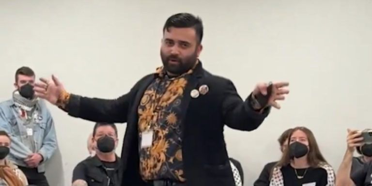 Anti-Israel Activists Defend Iran, Chant ‘Death to America’ after Iranian Attack on Israel