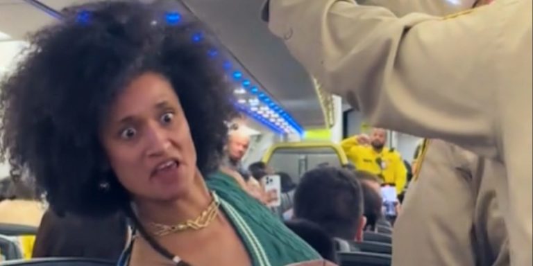 Woman Invokes George Floyd in Dramatic Airline Meltdown