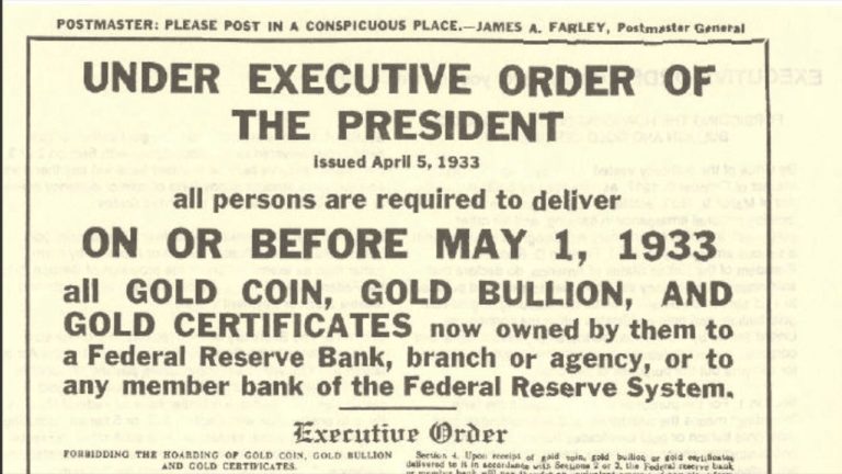 Did FDR Really Confiscate Everybody’s Gold?