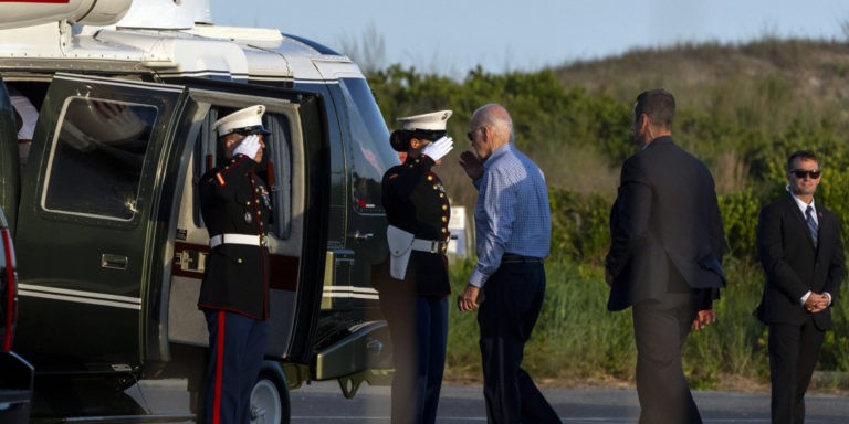 As Biden Hides at Camp David, Trump Demands Pre-Debate Drug Test