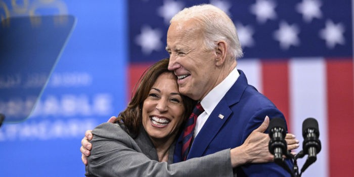 Kamala Harris and Joe Biden