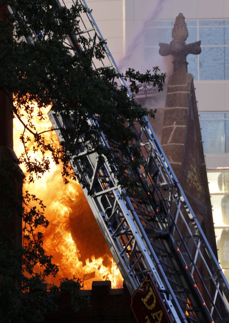 Historic Church Devastated by Fire