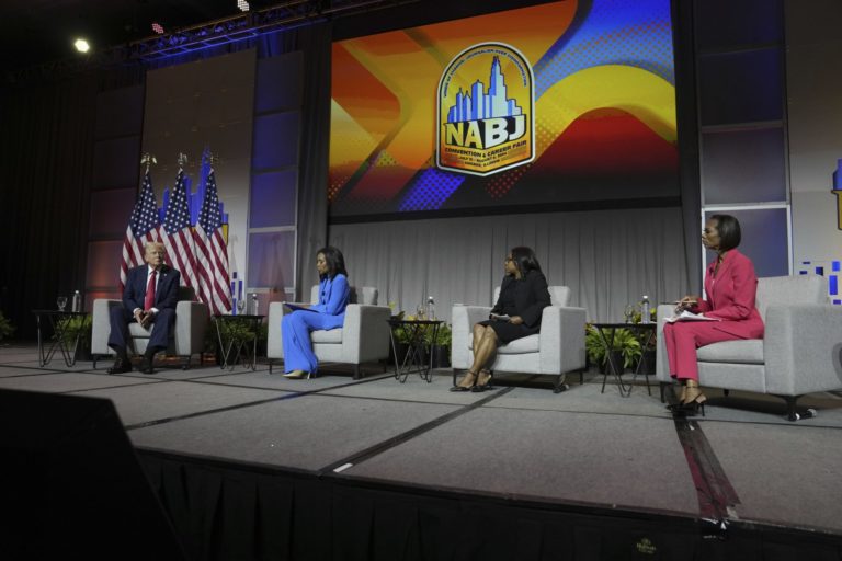 Trump Faces Hostile Panel at National Association of Black Journalists