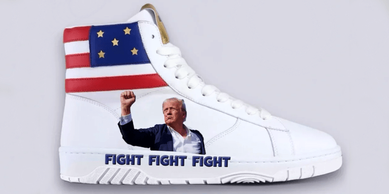 Trump-Owned Company Sells $299 Sneakers w/ Image of Bloodied Face
