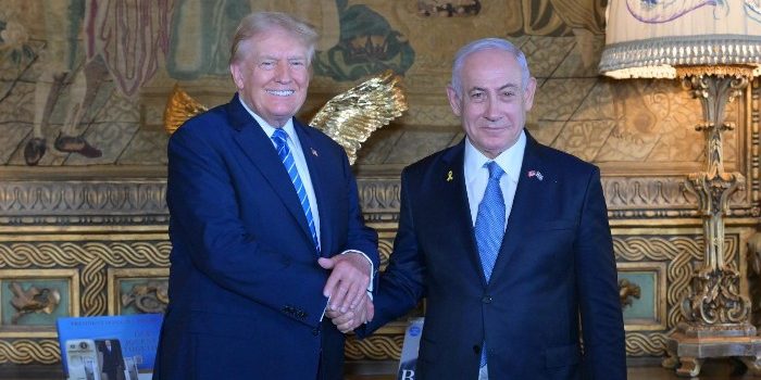 Donald Trump and Benjamin Netanyahu