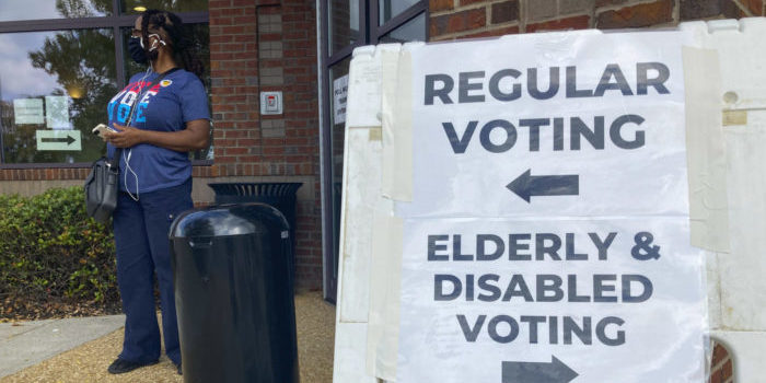 Cobb County polling station