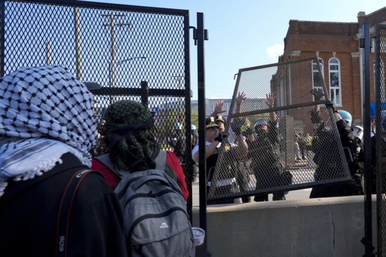 Rioters Breach DNC Security Fence During Biden Walk-Through Ahead of Opening Night