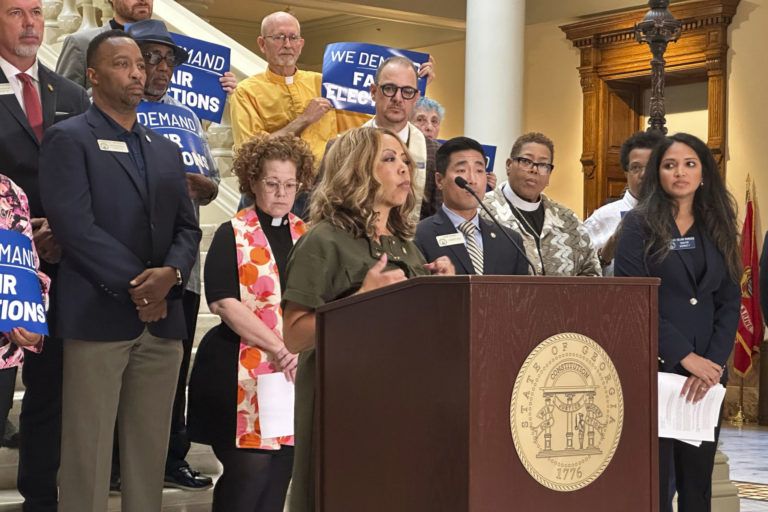 Dems Sue to Block Ga. Election Board’s New Election-Integrity Rules