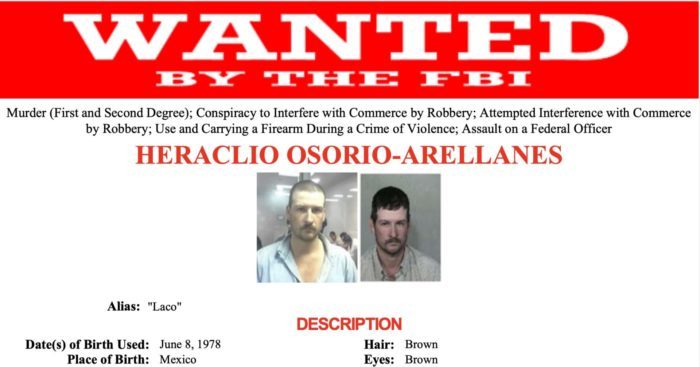 The FBI's most wanted poster for the illegal immigrant who killed Border Patrol Agent Brian Terry