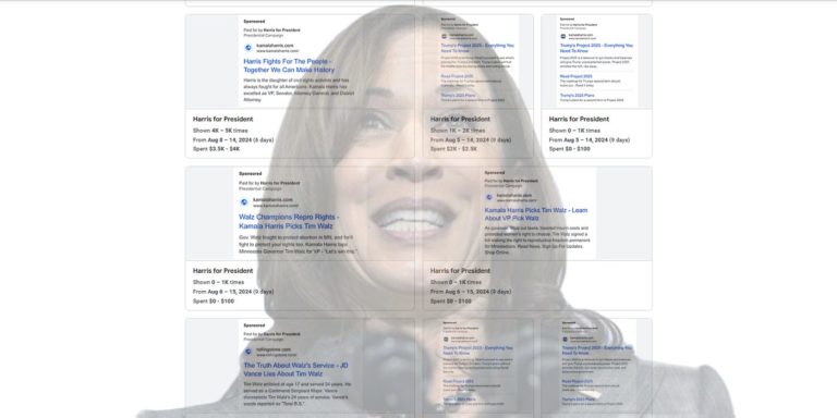 Kamala’s Campaign Editing Headlines in Google Ads to Make Them More Favorable