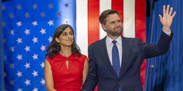 Usha and JD Vance