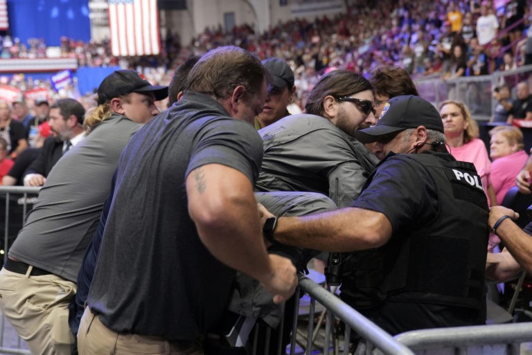 Police: Deranged Trump Protester Who Stormed Press Area at Pa. Rally Will Face Charges