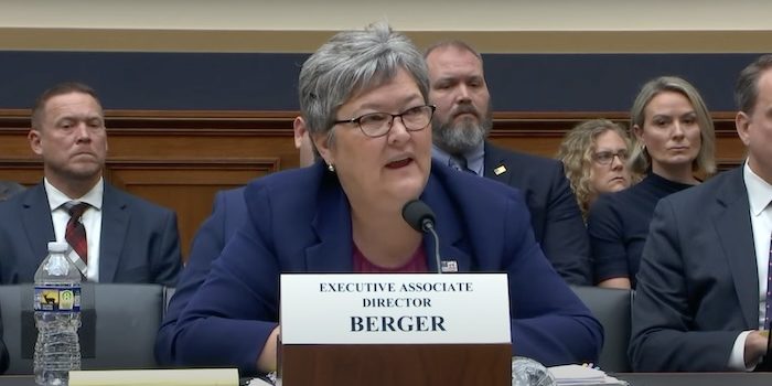 Top Homeland Security official Katrina Berger on Wednesday defended her agency’s decision not to pursue leads last year on Ryan Routh. PHOTO: Screenshot from Judiciary hearing