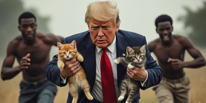 Trump saves kittens