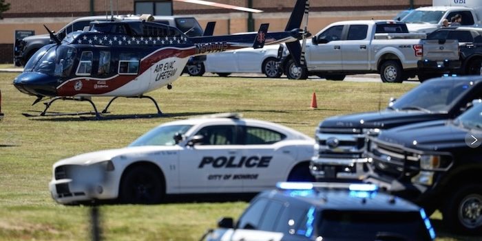 A 14-year-old student opened fire at a Georgia high school and killed four people on Wednesday. PHOTO: AP