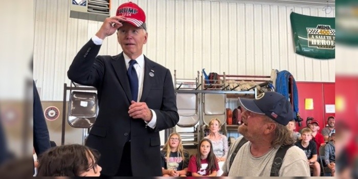 Biden Puts on MAGA Hat Just a Day After Trump’s Debate Jab | Headline USA