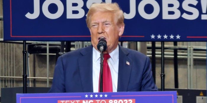 Donald Trump delivers a speech in Mint Hill, N.C. / PHOTO: Ben Sellers, Headline USA - ALL RIGHTS RESERVED