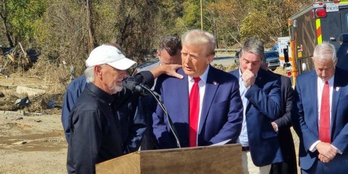 Mike Stewart and Donald Trump - PHOTO: Ben Sellers, Headline USA - all rights reserved