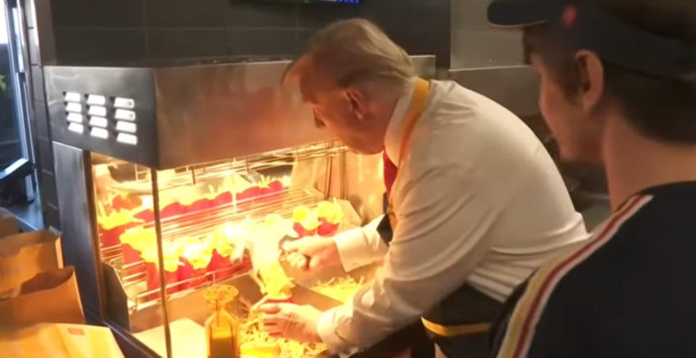 Donald Trump Counters Kamala’s Lies By Making McDonald’s Fries