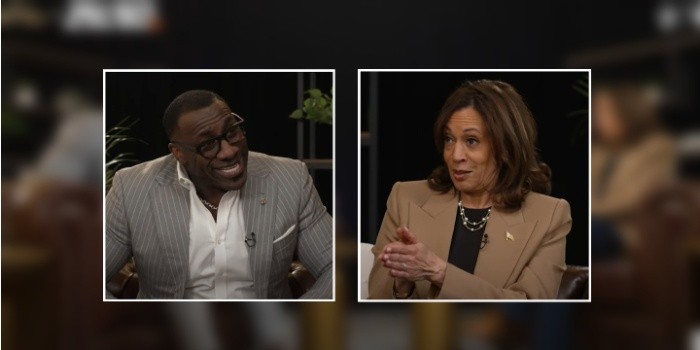 Kamala Strips Down in Interview w/ Host Behind Notorious Sex Livestream