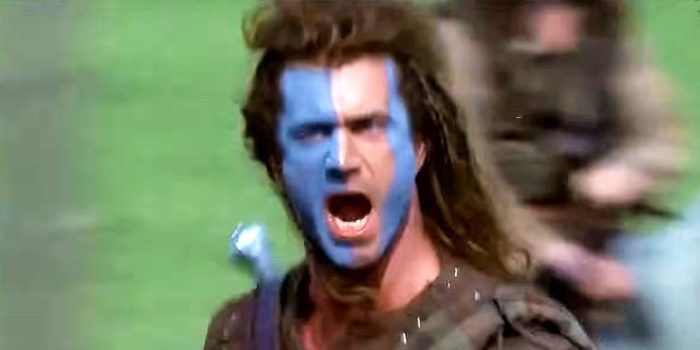 Mel Gibson as William Wallace in 'Braveheart'