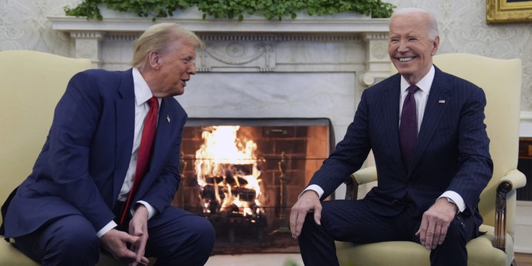 Biden Ridiculed for Calling Trump ‘Hitler,’ Then Taking Selfies w/ Him