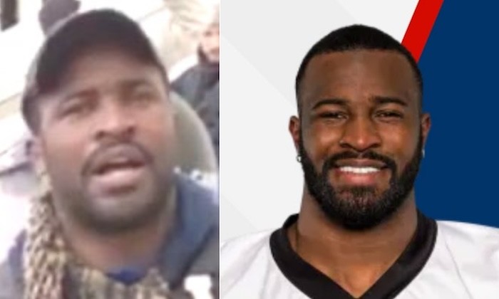 Ex-NFL player Leander Williams was the first J6er to be arrested after Trump's 2024 election win. PHOTO: DOJ