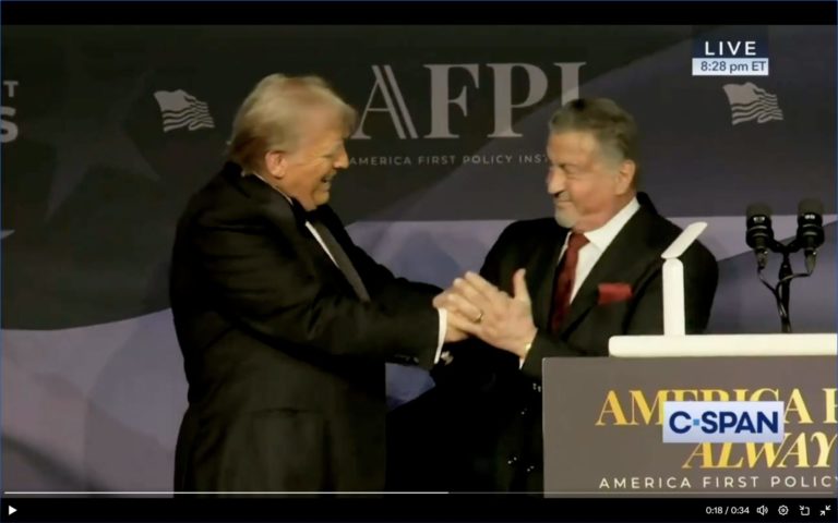 Sylvester Stallone Is MAGA