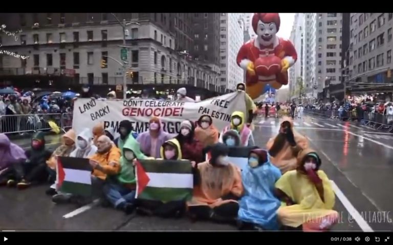 Pro-Hamas Activists Arrested at Macy’s NYC Thanksgiving Parade