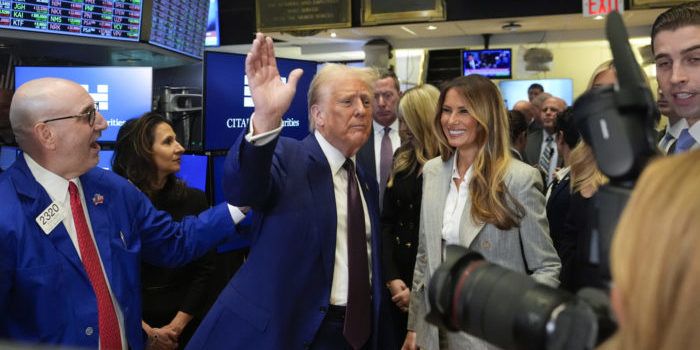 Trump at the New York Stock Exchange