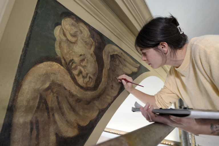 Centuries-Old Angels Uncovered at Boston Church Made Famous by Paul Revere
