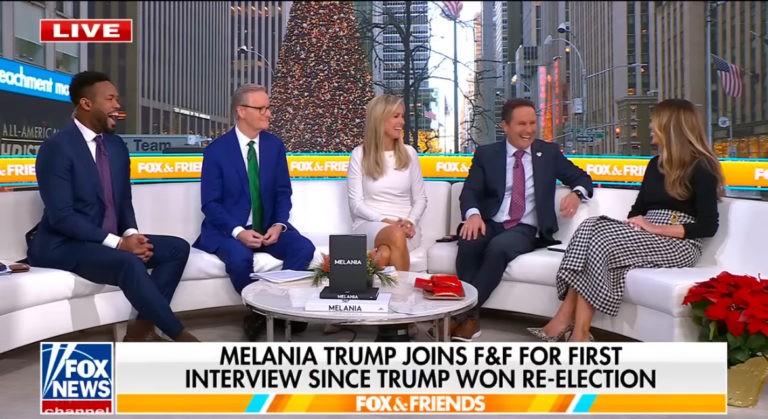 Fox News Host Asks to ‘Retract’ Question as Melania Trump Speaks on Magazine Snubs