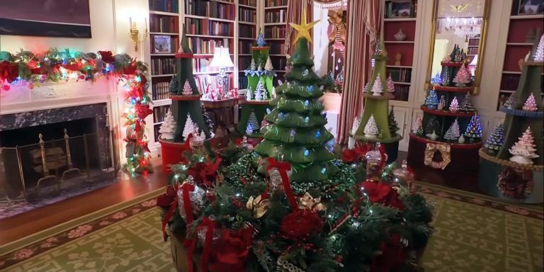 Clowns to the Left: Jill Biden’s 2024 Christmas Decorations Are Ready for the Circus