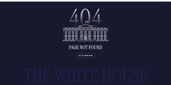 Spanish language version of the White House homepage