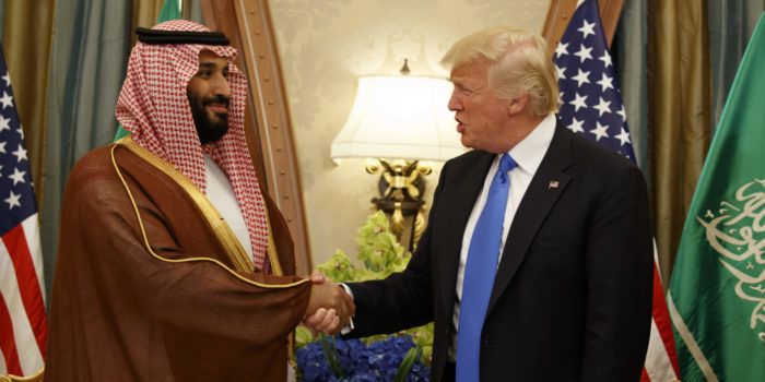 Donald Trump and Mohammed bin Salman