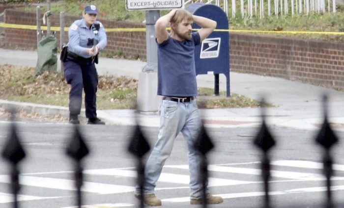 Edgar Madison Welsh surrenders to police in December 2016. PHOTO: AP