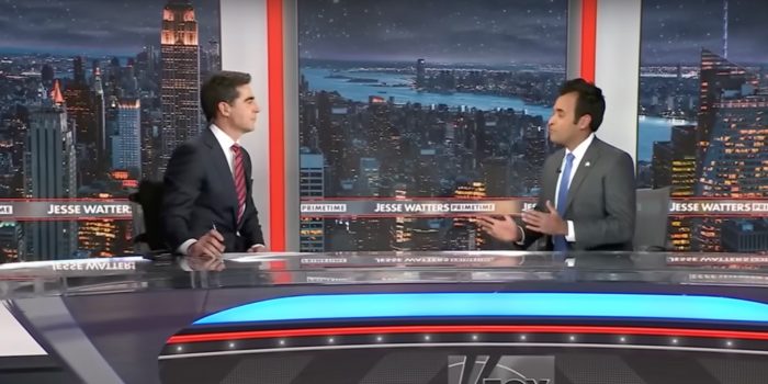 Jesse Watters and Vivek Ramaswamy