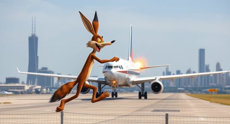 Coyote Strike on Runway Forces United Airlines Flight Back to Chicago’s O’Hare