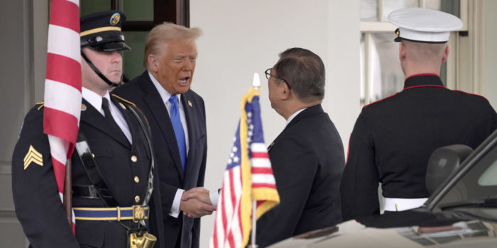 Donald Trump and Shigeru Ishiba