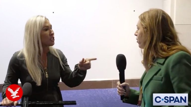 MTG Rips Foreign Reporter, Tells Her to Cover Migrant Rape Back Home