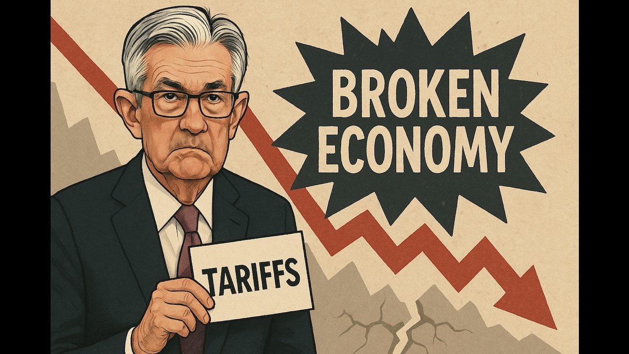 Fed Chair Sets Up Tariffs as Scapegoat as the Economy He Helped Create Leaks Air