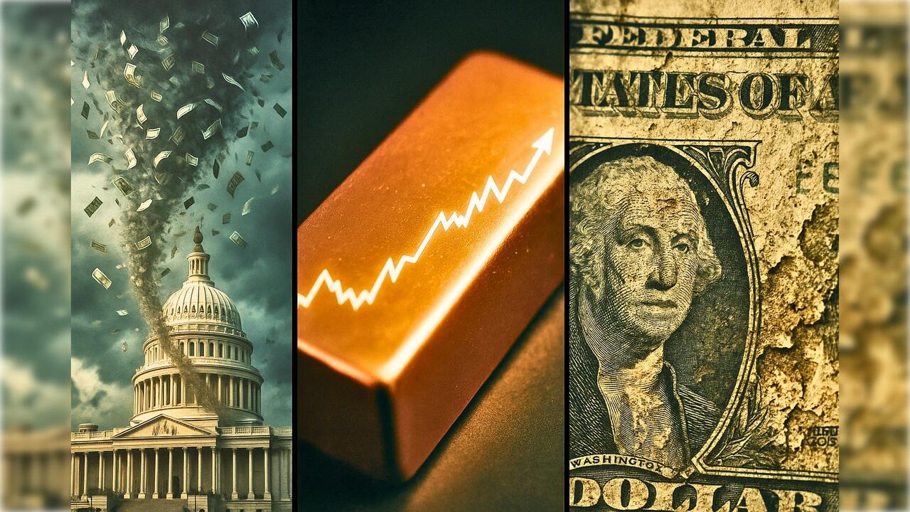 The Debt Spiral, Gold’s Rise, and the Dollar’s Fall