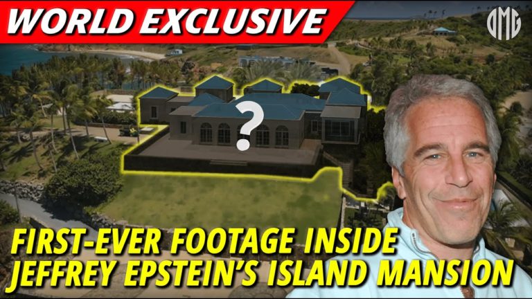 WATCH: Footage Reveals 1st Public Glimpse Inside Epstein’s Private Island Mansion 