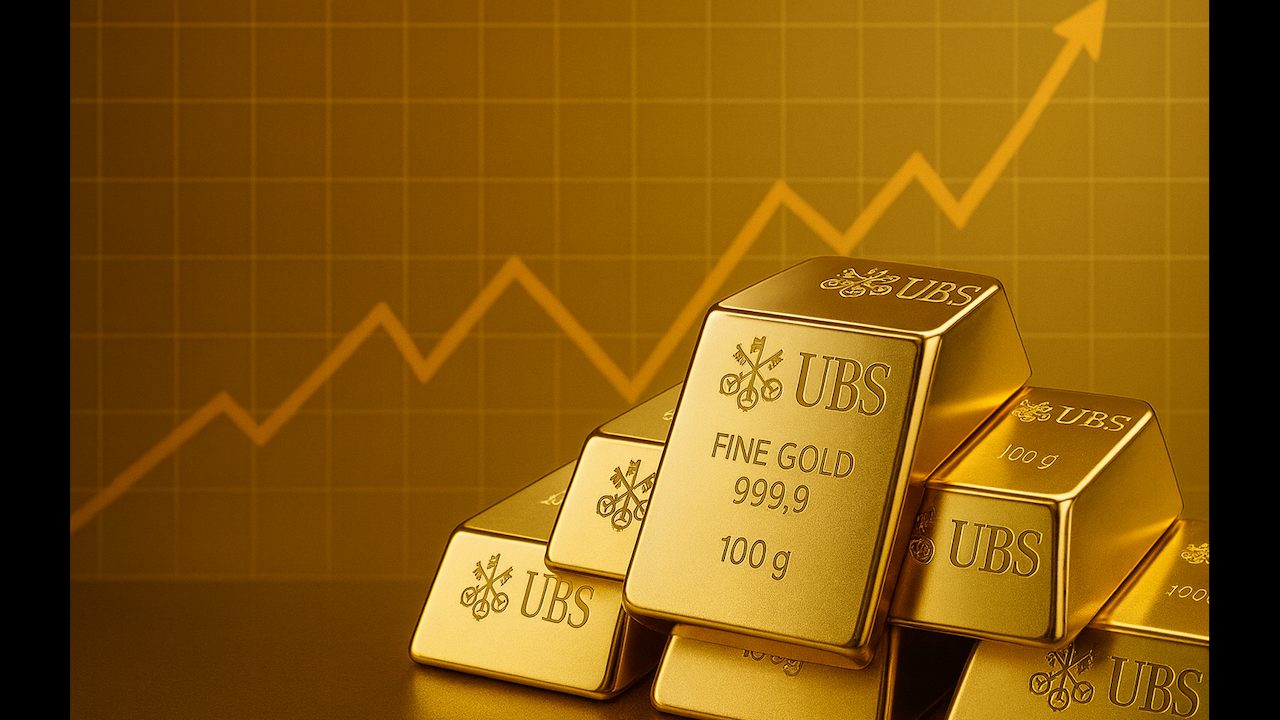 UBS Raises Its Gold Price Forecast Projecting New Record Highs