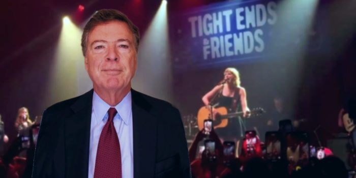 James Comey at a Taylor Swift concert